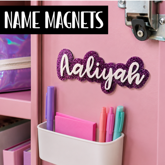 (Locker) Name Magnets