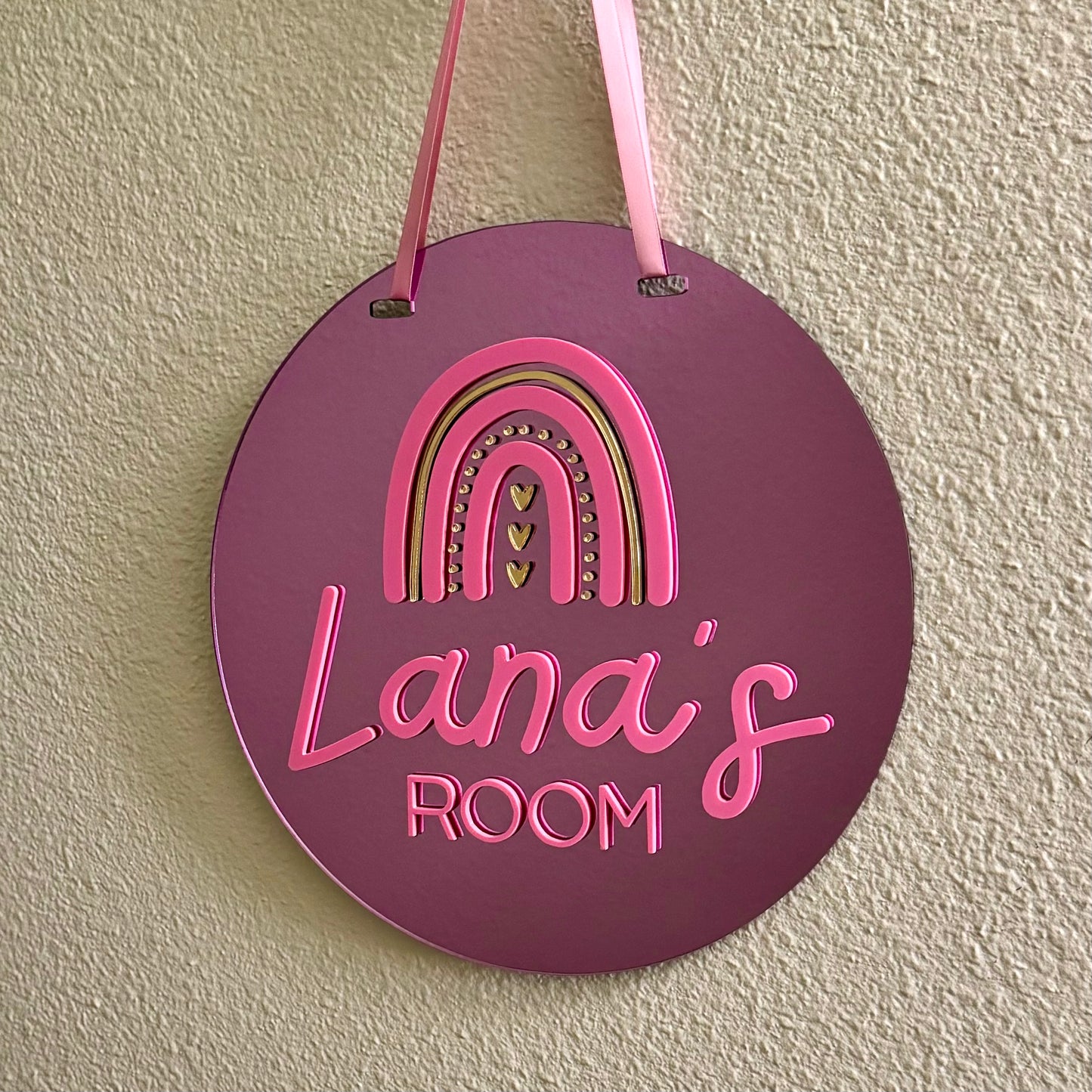 Rainbow Room Sign - Acrylic