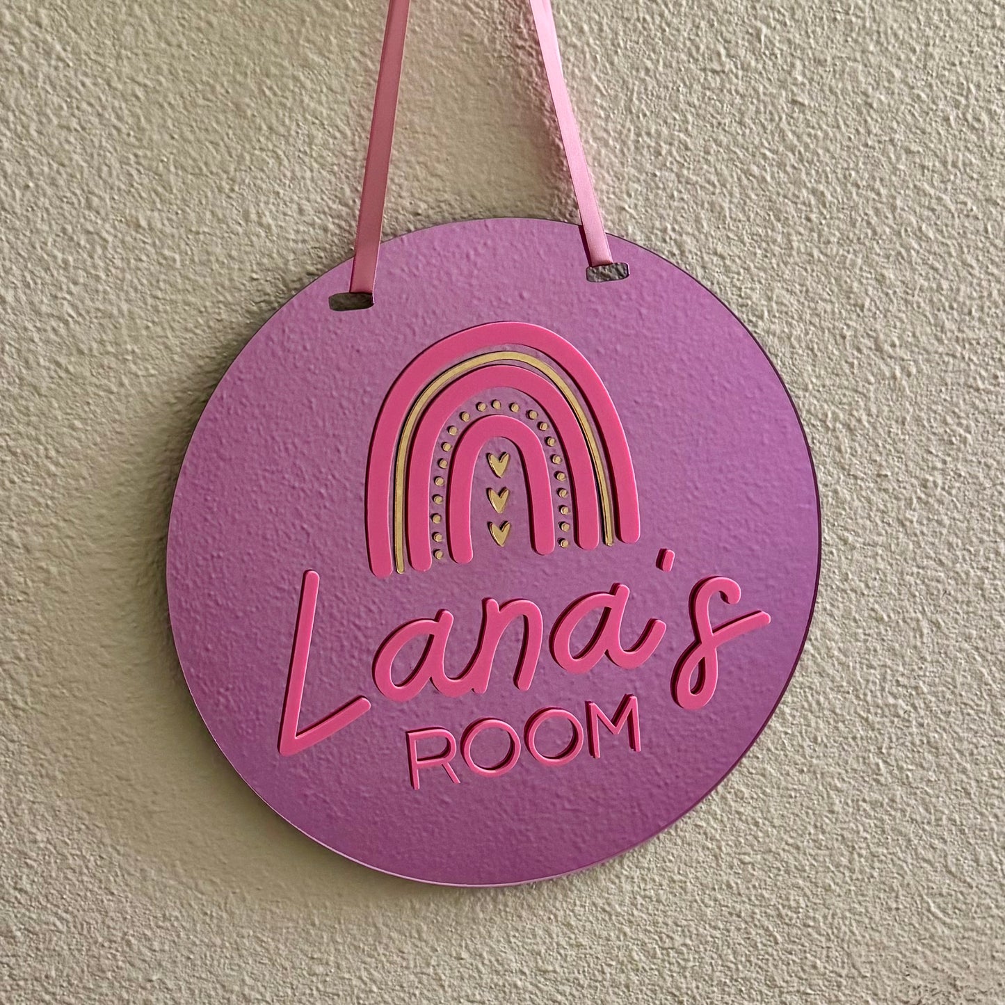 Rainbow Room Sign - Acrylic