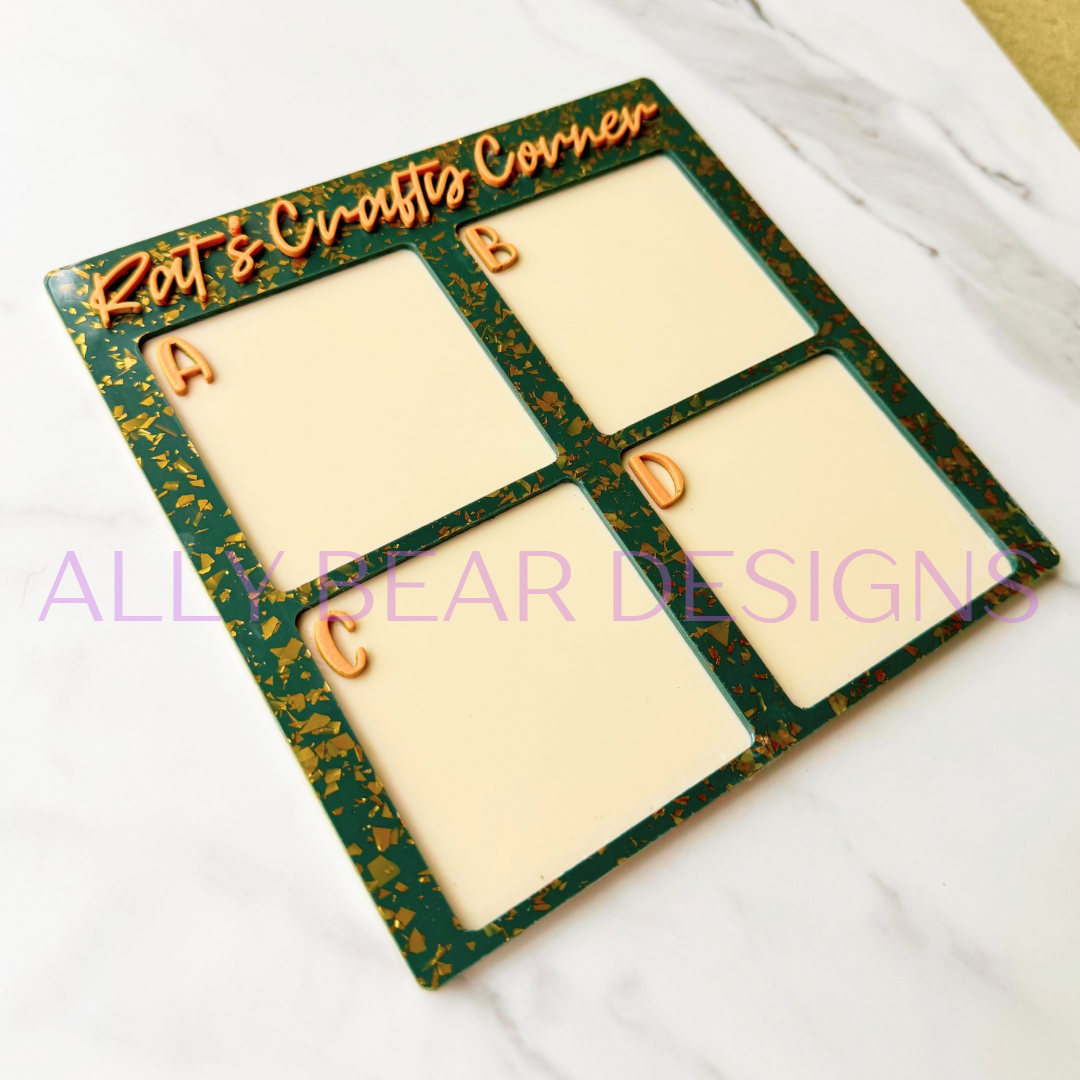 Custom “Choice Board” for Sellers