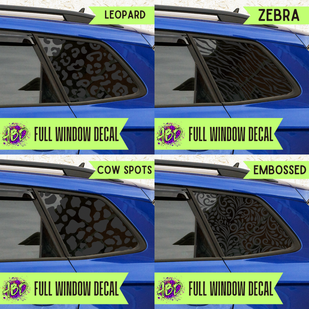 Full Window Decal - CHOOSE A DESIGN