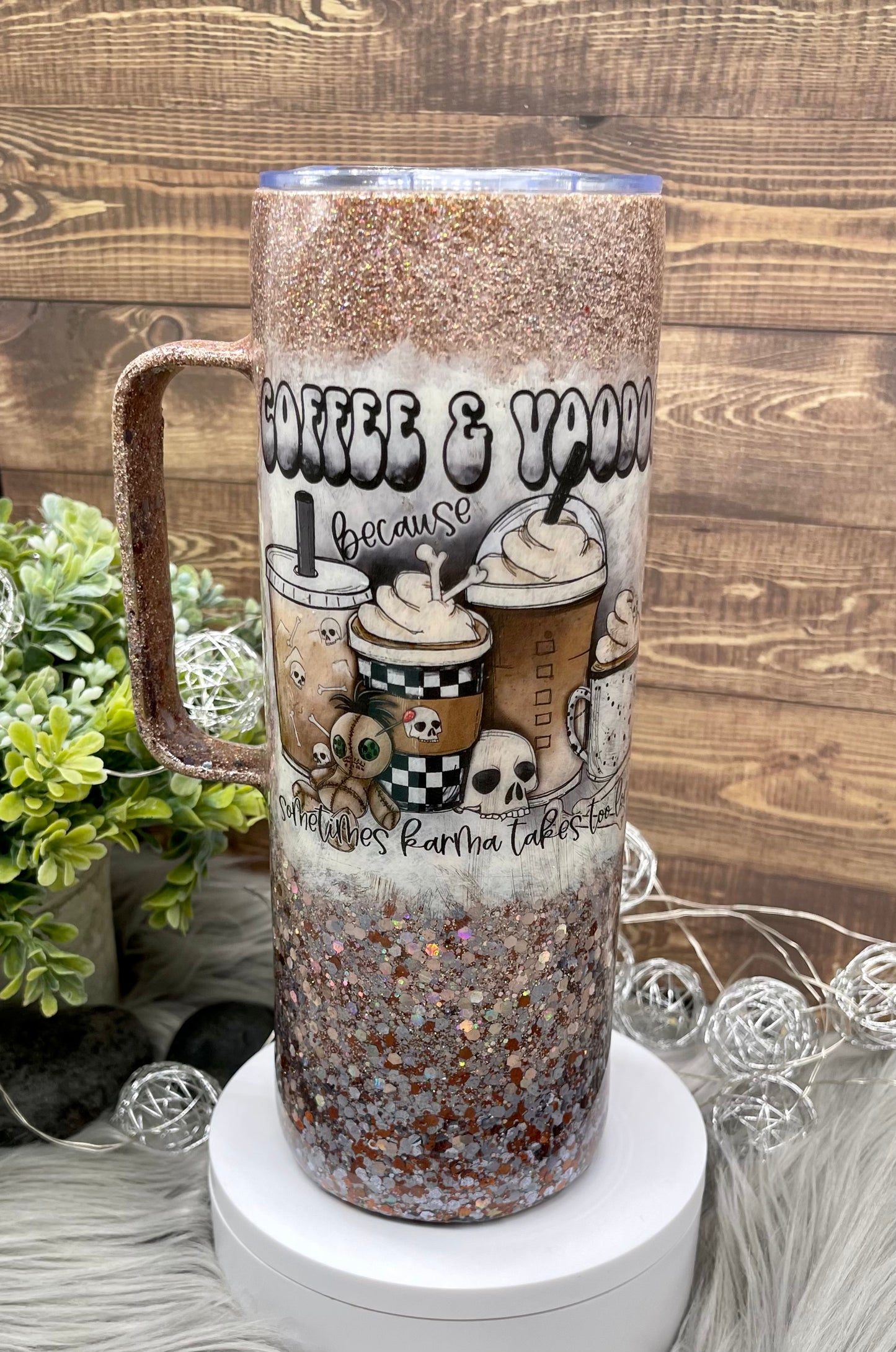 20oz Coffee and Voodoo w/ Handle