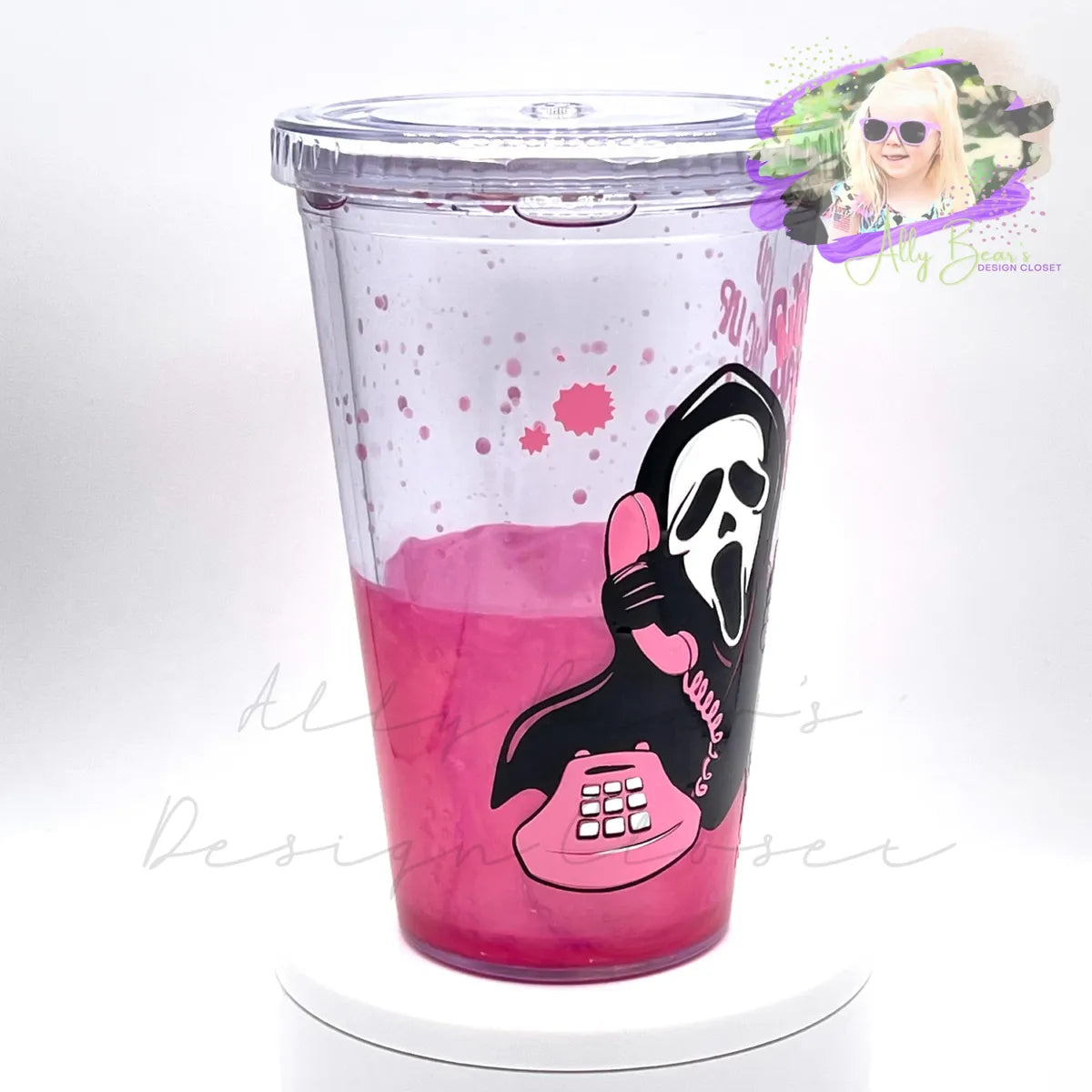“You Hang Up First” Drip Tumbler