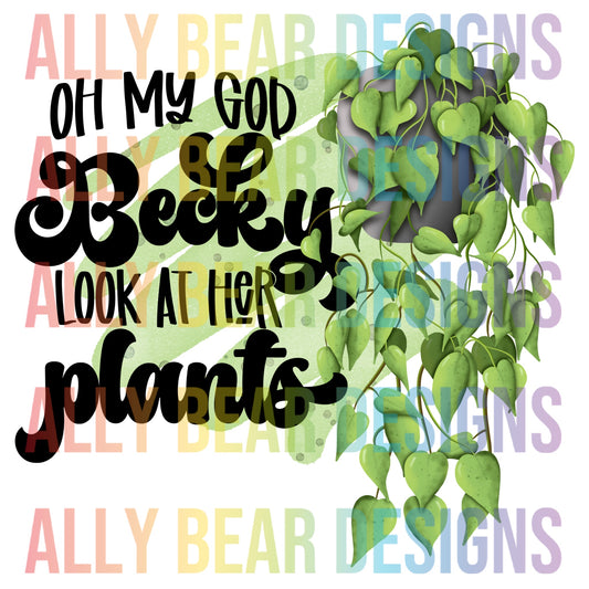 Look at Her Plants