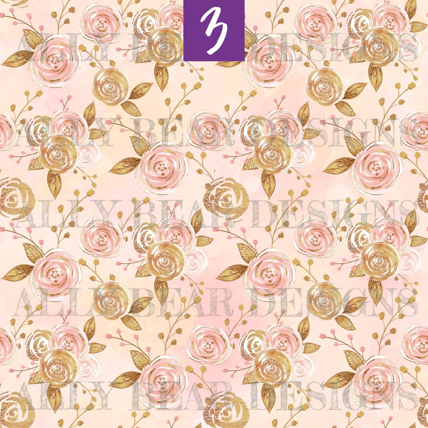 Rose Gold Blooms